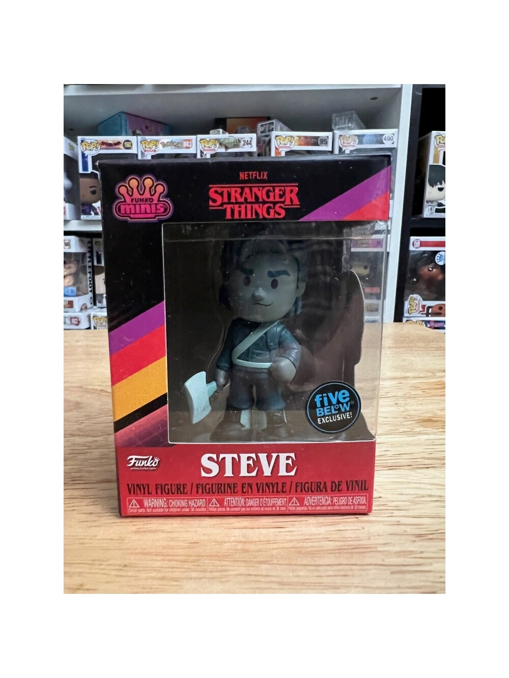 LE CHASE EXCLUSIVE Upside Down Steve Harrington Stranger Things Funko Mini Vinyl